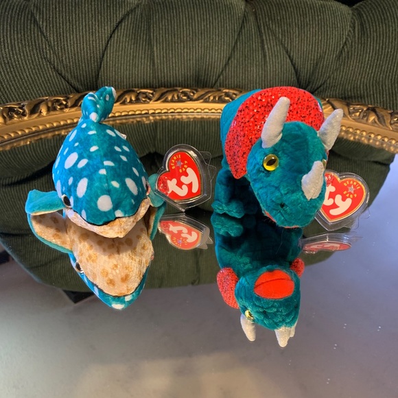 Other - Beanie babies. Fish and Rhino